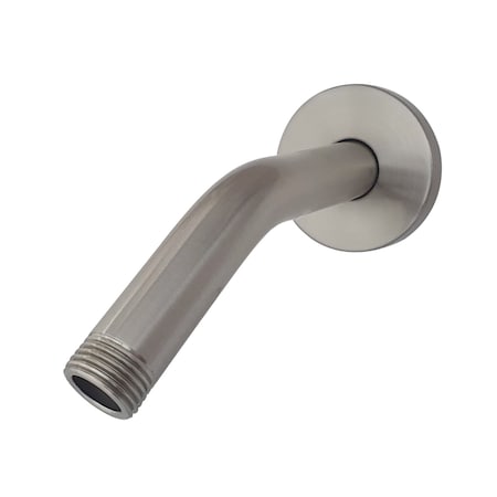 Showerscape K151K8 6-Inch Shower Arm with Flange, Brushed Nickel K151K8